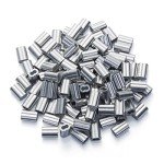 150PCS Aluminum Crimping Loop Sleeves for Cables