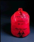 Red Biohazard Bags 16x24, 5 Gal, 20/Roll