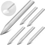 Zonon 6-Pack Stainless Steel Lab Spatula Set