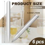 Zonon 6-Pack Stainless Steel Lab Spatula Set