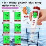 Digital Hydrogen Water Tester with pH and ORP Meter