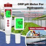 Digital Hydrogen Water Tester with pH and ORP Meter