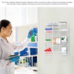 Acrylic Tube Rack with 9 Compartments - Wall Mount