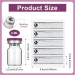 20 PCS 5ml Sterile Empty Vials with Labels