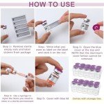 20 PCS 5ml Sterile Empty Vials with Labels