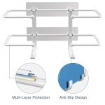 Wall-Mounted Metal Dispenser for Gloves and Tissue
