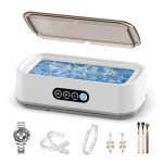 Ultrasonic Jewelry Cleaner with Digital Timer, 22oz