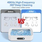 Ultrasonic Jewelry Cleaner with Digital Timer, 22oz