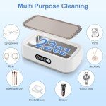 Ultrasonic Jewelry Cleaner with Digital Timer, 22oz