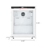 KoolMore 4.5 cu ft Pharmacy Refrigerator with Alarm
