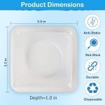3.5" Polystyrene Weigh Boats with Easy-Pour Spout
