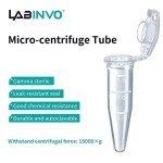 500 Pack Sterile 1.5ml Microcentrifuge Tubes