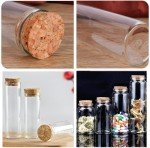 10-Pack 60ml Glass Bottles with Cork Stoppers