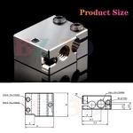 BZ 3D Volcano Copper Heating Block with Sock