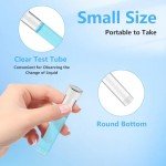 40pcs Clear Plastic Test Tubes with Caps