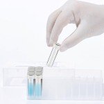 40pcs Clear Plastic Test Tubes with Caps