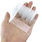 100PCS Clear Microscope Slides & Square Coverslips