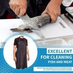 Heavy-Duty Waterproof Vinyl Apron - Black