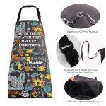 Funny Atom Science Lab Technician Apron Gift