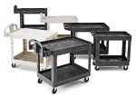 Rubbermaid 2-Shelf Utility Cart - 500 lbs Capacity