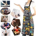 Funny Atom Science Lab Technician Apron Gift