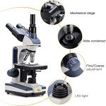 Swift SW350T Trinocular Microscope with Camera & Slides