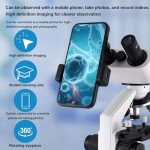 OOZSTAR 40X-2500X Binocular Microscope with Dual LED