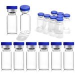 10-Pack 3ml Glass Vials with Self-Sealing Caps