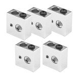 Saiper Aluminum Heater Block for 3D Printers (5-Pack)