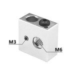 Saiper Aluminum Heater Block for 3D Printers (5-Pack)