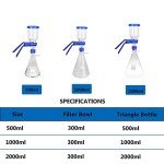 2000 ml Glass Vacuum Suction Filter Kit