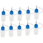 10 ml Clear Squeezable Dropper Bottles with Caps