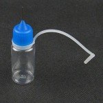 10 ml Clear Squeezable Dropper Bottles with Caps