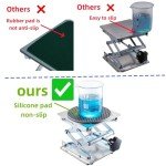 Adjustable Non-Slip Mini Scissor Jack Stand