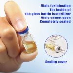 10-Pack 3ml Glass Vials with Self-Sealing Caps