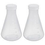PATIKIL 500ml Plastic Erlenmeyer Flask Set