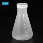 PATIKIL 500ml Plastic Erlenmeyer Flask Set