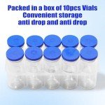 10-Pack 3ml Glass Vials with Self-Sealing Caps