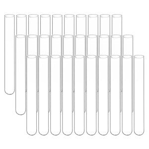Stonylab 30-Pack Borosilicate Round Bottom Test Tubes