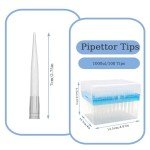Universal 1000ul Pipette Tips - Clear, Filtered