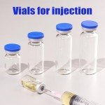 10-Pack 3ml Glass Vials with Self-Sealing Caps