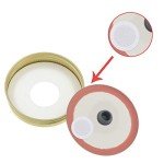 64 Synthetic Filter Paper Stickers for Mushroom Cultivation