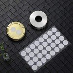 64 Synthetic Filter Paper Stickers for Mushroom Cultivation