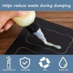 50pcs Transparent Twist Top Caps for Squeeze Bottles