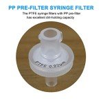 PTFE Syringe Filters 13mm, 0.22μm, 100 Pack