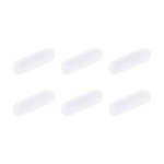 Magnetic Stirrer Stir Bar 12mm PTFE Coated - 6Pcs