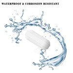4 Pack 20mm PTFE Magnetic Stir Bars, White