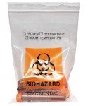 Daarcin 200-Pack Biohazard Specimen Bags, 6x9.8in
