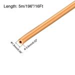 uxcell 1/16" OD Copper Refrigeration Tubing (16 Ft)