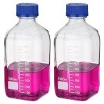 Patikil 1000ml Glass Storage Bottles, 2 Pack